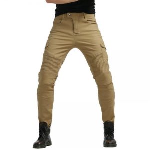Â Motorcycle Riding Trousers Loose Straight Khaki Jeans